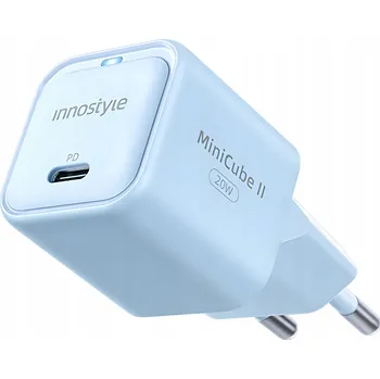 INNOSTYLE RYCHLÁ NABÍJEČKA KOSTKA USB-C 20W USB TYP C GAN II PRO IPHONE S LED