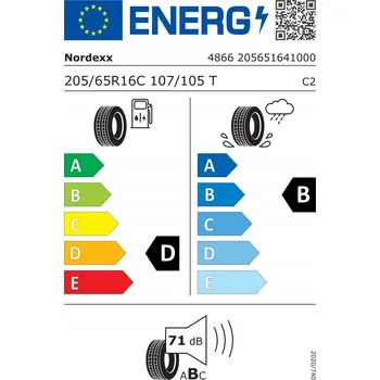 Letní pneumatika Nordexx NC1100 205/65 R16 107/105 T zesílená (C)
