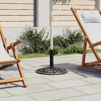 Stojan na slunečník vidaXL Stojan na slunečník 12 kg 48 cm litina [47861] Barva: Bronzová