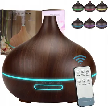 Zvlhčovač vzduchu DIFUZÉR AROMATERAPIE ultrazvukový Zvlhčovač Vzduchu pro Esenciální Oleje 400ml
