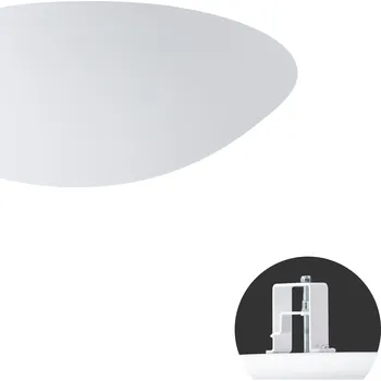 Koupelnové svítidlo OSMONT AURA V5 stropní/nástěnné skleněné polovestavné svítidlo bílá IP44 4000 K 27W LED DALI HF (původní kód OS 59863) - OSMONT OS AUR59863