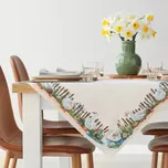 GOBELÍNOVÝ UBRUS GOOSE 100X100 CM VZOROVANÁ