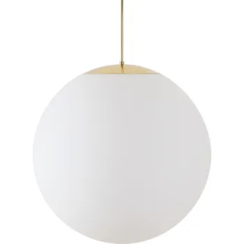 OSMONT ADR62628 ADRIA P5 HP závěsné skleněné svítidlo mosaz leštěná / bílá IP40 4000 K 65W LED DALI