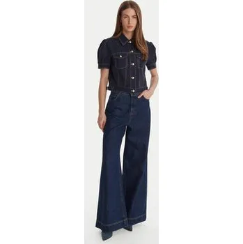 Dámská větrovka Guess Jeansová bunda W6GL08 W1804 Tmavomodrá Regular Fit XS