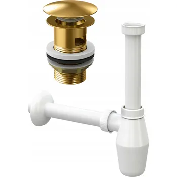 Sifon ZLATÁ ZÁTKA KLIK KLAK + SIFON K UMYVADLU ZP