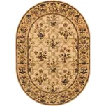 Breno Kusový koberec ISFAHAN ovál OLANDIA sahara, 140x190 cm, Hnědá