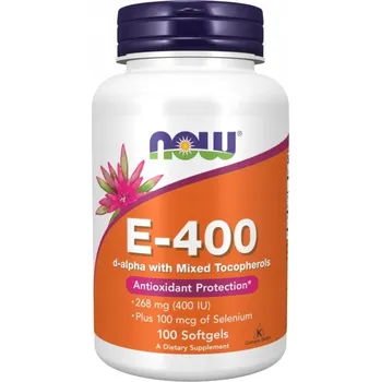 Doplněk stravy Now Foods Vitamin E-400 100 ks