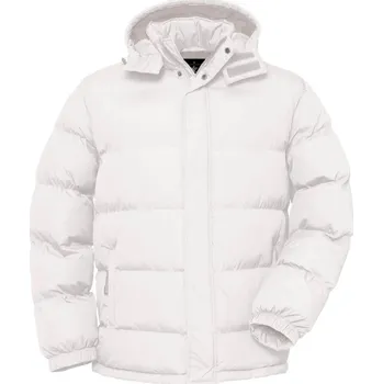 B&C | Cocoon + /men white XXL Pánská prošívaná bunda