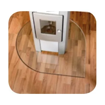 Sklo pod kamna, kapka, tl. 8 mm, 110 x 110 cm