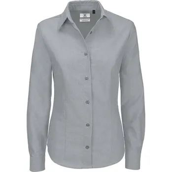 Dámská košile B&C | Oxford LSL /women silver moon XL Halenka