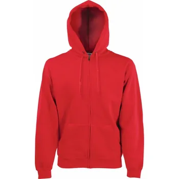 Pánská mikina F.O.L. | Premium Hooded Sweat Jacket red XL Mikina s kapucí
