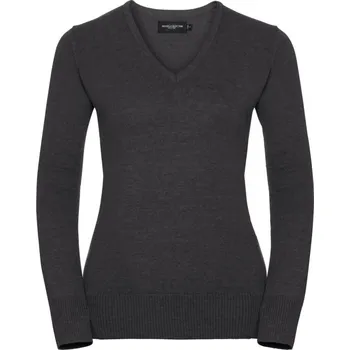 Dámský svetr Russell Athletic | 710F charcoal marl 3XL Svetr - dámský