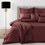 MAKOSATENOVÉ POVLEČENÍ EVA MINGE ELEGANT1H 140X200 CM, 1 KS 70X80 CM BORDOVÉ