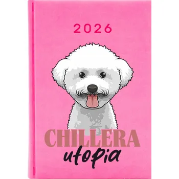 Kalendář Knižkový kalendář 2026 A5 FunnyCase růžový