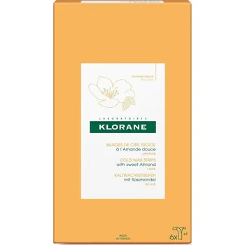 Přípravek na depilaci a epilaci Klorane Studené voskové pásky - depilační pásky na nohy 6 Ks
