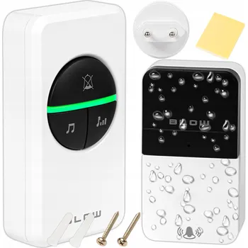 Domovní zvonek BEZDRÁTOVÝ ZVONEK VODĚODOLNÝ VELKÝ DOSAH IP44