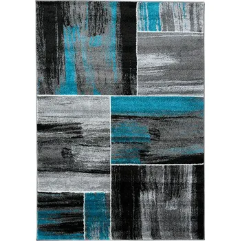 Koberec Breno Kusový koberec HAWAII 1350 Turkis, 133x190 cm, Vícebarevné/Modrá