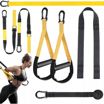 POPRUHY PRO CVIČENÍ ZÁVĚSNÉ TRÉNINKOVÉ POPRUHY ÚCHYT DO DVEŘÍ