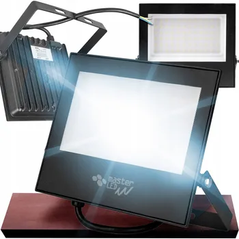 LED reflektor Masterled 50 W černý IP65 4500 K