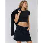 Sinsay - Džínová mini sukně se srdíčky - vícebarevná - 519GY-MLC - 519GY-MLC-38