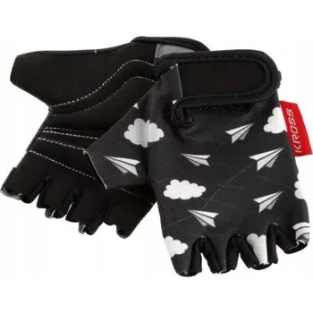 Cyklistické rukavice Cyklistické rukavice Kross XS černé