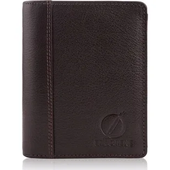 Peněženka Brødrene pánská kožená peněženka hnědá - muž