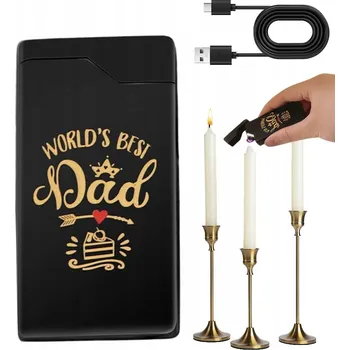 Zapalovač PLAZMOVÝ ZAPALOVAČ ELEKTRICKÝ USB ZAPALOVAČ KOVOVÝ DÁREK 260MAH