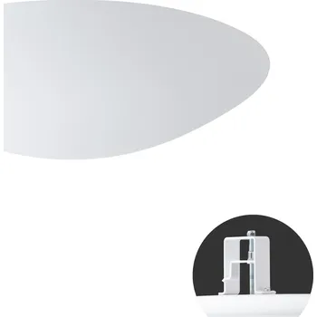 Koupelnové svítidlo OSMONT AURA V9 stropní/nástěnné skleněné polovestavné svítidlo bílá IP44 4000 K 54W LED - OSMONT OS AUR59874