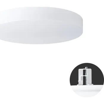 Koupelnové svítidlo OSMONT DELIA V2 stropní/nástěnné plastové polovestavné svítidlo bílá IP44 4000 K 24W LED HF - OSMONT OS DEL65604