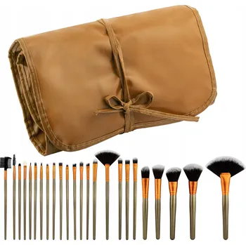 Kosmetický štětec Sada štětců kosmetické štětce + pouzdro 24 ks