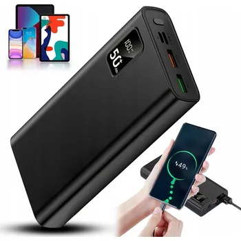 Powerbanka POWERBANKA 50000MAH 22.5W PD TYPE-C USB-A BEZPEČNÉ NABÍJENÍ CESTOVÁNÍ