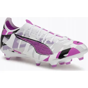 Kopačky PUMA ULTRA 5 MATCH FOREVER FG/MG (44) Pánské kopačky Bílé na trávník