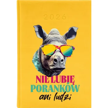 Diář Knižní diář 2026 A5 FunnyCase žlutý