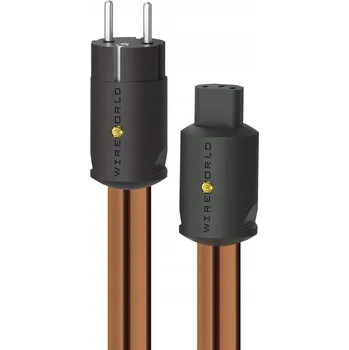 Napájecí kabel NAPÁJECÍ KABEL SCHUKO - IEC PLOCHÝ OCC-7N WIREWORLD ELECTRA 10 ELP 1,5m