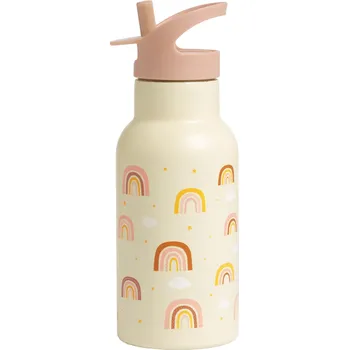 A Little Lovely Company - nerezová lahev na pití, 350 ml - duha