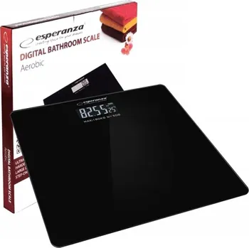 Osobní váha Koupelnová váha Esperanza EBS002K Aerobic černá
