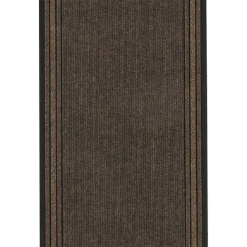 Koberec Breno Běhoun REKORD 811, šíře 100 cm, Hnědá/Vícebarevné