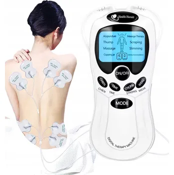 IP kamera MASÁŽNÍ PŘÍSTROJ TENS, 15 ÚROVNÍ SÍLY, 8 REŽIMŮ MASÁŽE, BÍLÝ, FYZIOTERAPIE