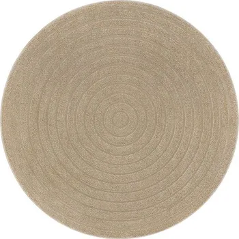 Koberec Breno Kusový koberec TRENTINO kruh 410013, 160x160 cm, Béžová