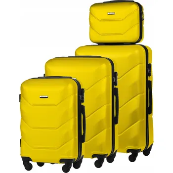 DIAMOND Sada tvrdých kufrů ABS A227-KPL4, 190 l