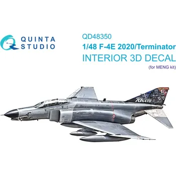 Plastikový model Quinta studio 1/48 F-4E 2020 Terminator 3D-Print&col.Int.(MENG)