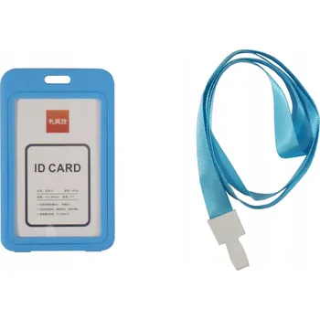 IP kamera Držák na kartu svislý - modrý osobní identifikátor na šňůrce