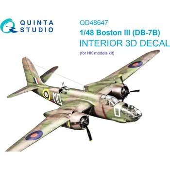 Plastikový model Quinta studio 1/48 Boston III (DB-7B) 3D-Print&col.Inter.(HKM)