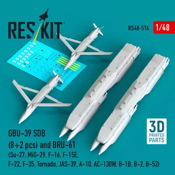 Plastikový model Reskit 1/48 GBU-39 SDB (8 pcs) and BRU-61 (2 pcs.)