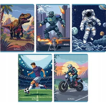 Sešit Sešit A5 s linkami Herlitz, 32 listů