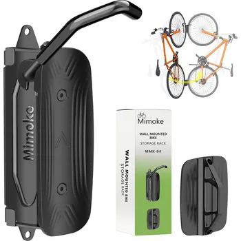 Věšák Otočný nástěnný vertikální stojan na jízdní kola Mimoke pro garáž a dům