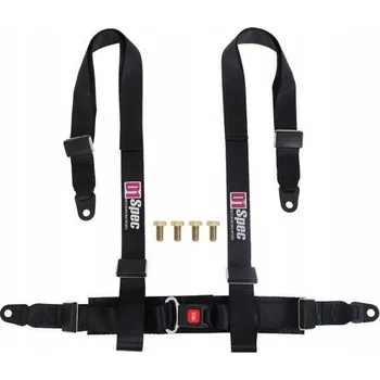 Tuning SPORTOVNÍ PÁSY 4-BODOVÉ 2" D1SPEC ČERNÉ