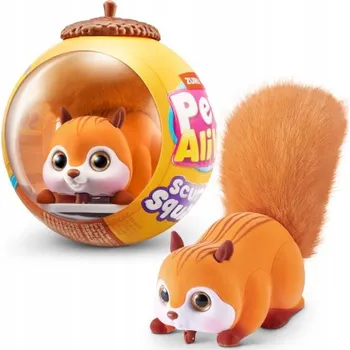 plyšák Zuru Pets Alive Scurry'n Squirrel - Zrzavá veverka 9565A