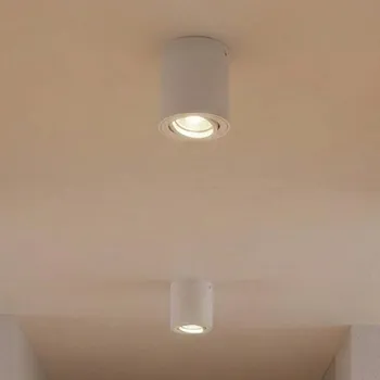 Bodové svítidlo OSRAM stropní bodové světlo ROUND, bílý, Ø 8 cm, kov, GU10 bílá 1 x 7 W LED