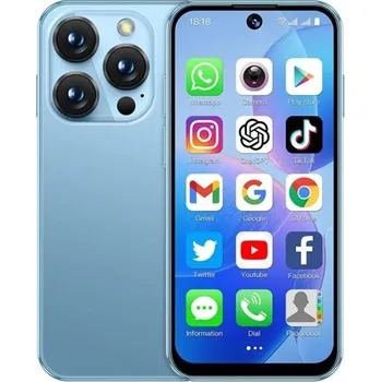 Mobilní telefon Mini smartphone SOYES XS19 Android 10.0 ROM 2GB RAM 16GB 97.7x46.3x9.7mm modrá